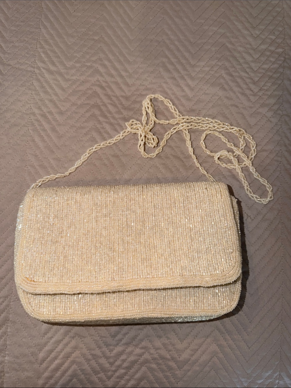 La Regale Vintage Beaded Clutch